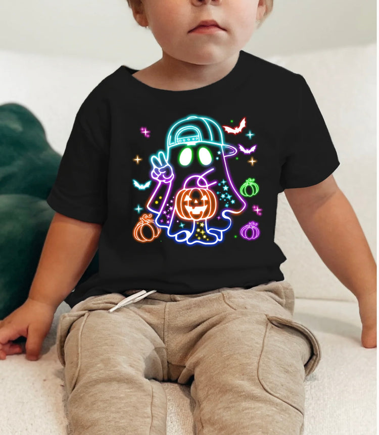 Toddler Neon Ghost Tee