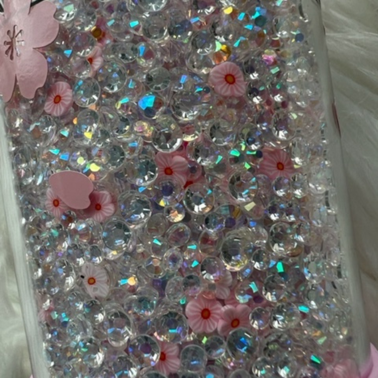 Cherry Blossom Rhinestone Tumbler
