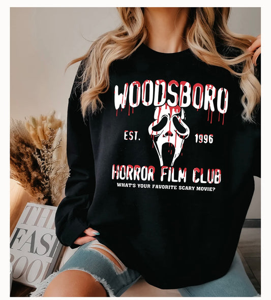 Horror Film Club Adult Crewneck Sweatshirt