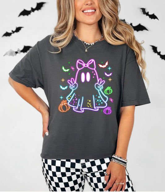 Neon Ghost Girl Toddler Tee