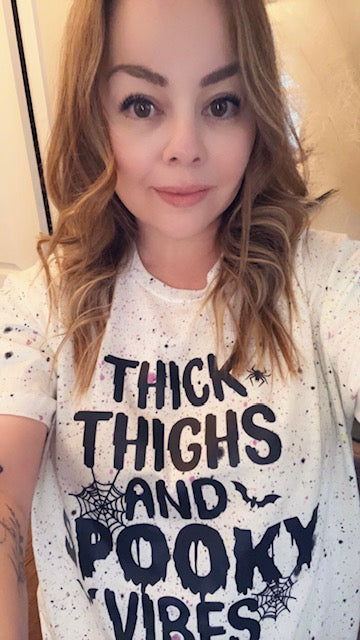 Thick Thighs & Spooky Vibes Tee