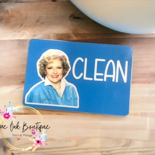Reversible Dishwasher Magnet